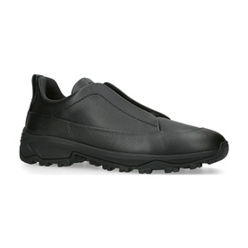 Monte Grained Leather Trainers