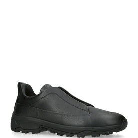 Monte Grained Leather Trainers