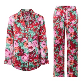 Floral Silk Pyjama Set
