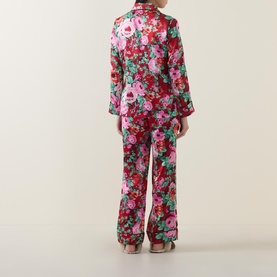 Floral Silk Pyjama Set