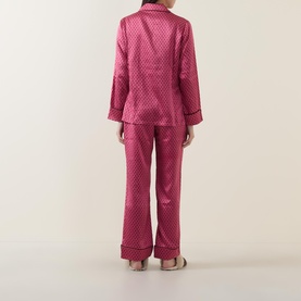Geometric Silk Pyjama Set