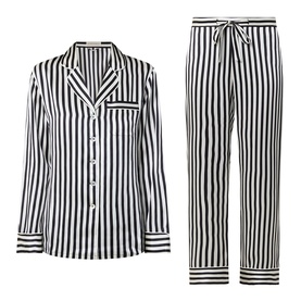 Striped Silk Pyjama Set
