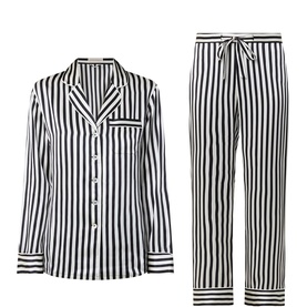 Striped Silk Pyjama Set