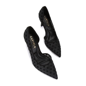 Positano D'orsay Polka Dot Court Heels