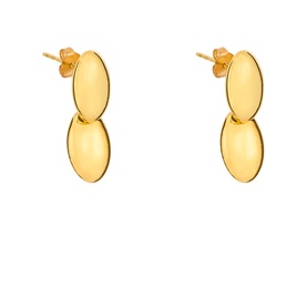 Emberly Oval Drop Earrings