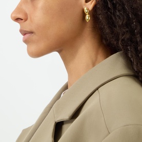 Emberly Oval Drop Earrings