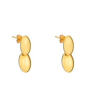 Emberly Oval Drop Earrings