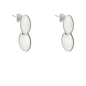 Emberly Oval Drop Earrings