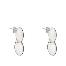 Emberly Oval Drop Earrings