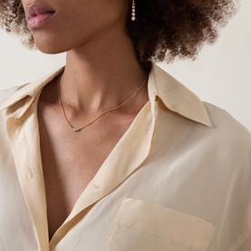 Ottilia Bezel Embellished Necklace