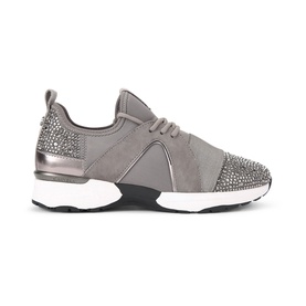 Tempo Crystal Embellished Elastic Trainers
