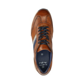 Leather Lace-Up Trainers