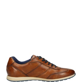 Leather Lace-Up Trainers