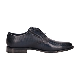 Textured Leather Lace-Up Shoes