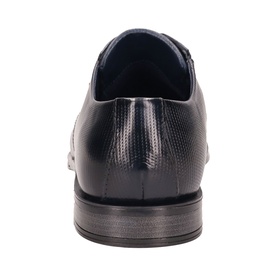 Textured Leather Lace-Up Shoes