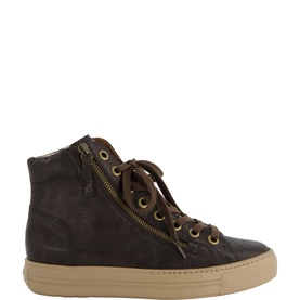 Lace Up High-Top Trainers