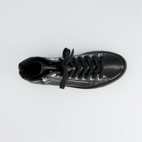 Lace Up High-Top Trainers