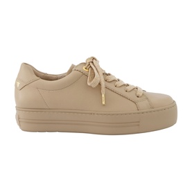 Lace Up Leather Trainers