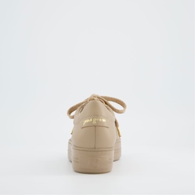 Lace Up Leather Trainers