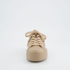Lace Up Leather Trainers