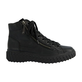 Leather High-Top Trainers