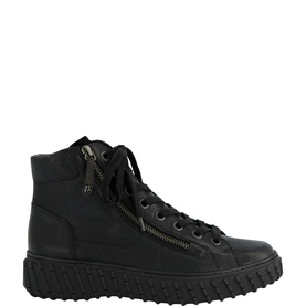 Leather High-Top Trainers