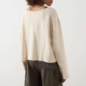 Itonay Raw Edge Sweatshirt