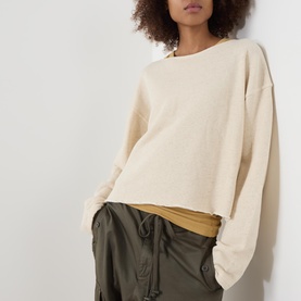 Itonay Raw Edge Sweatshirt