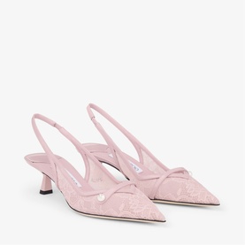 Amita 45 Slingback Kitten Heels