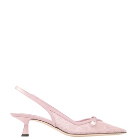 Amita 45 Slingback Kitten Heels