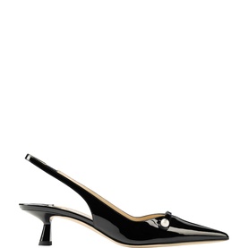 Amita 45 Slingback Kitten Heels