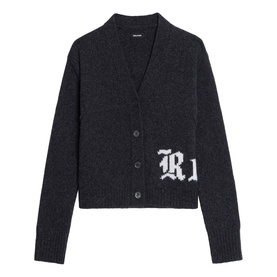 Masy Jacquard Knit Cardigan