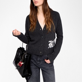 Masy Jacquard Knit Cardigan