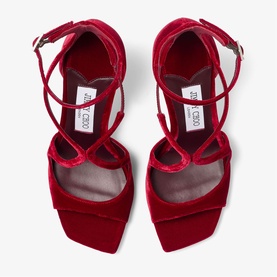 Azia 95 Velvet Heeled Sandals