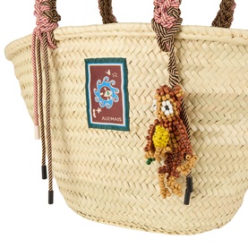 Macrame Maxi Basket Tote Bag