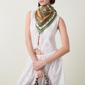 Contina Tiles Silk Scarf