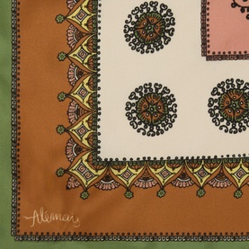 Contina Tiles Silk Scarf