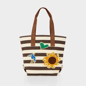 Marco Striped Tote Bag