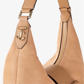 Bar Medium Suede Hobo Bag