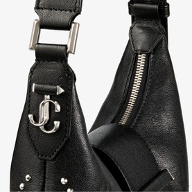 Bar Studded Small Hobo Bag