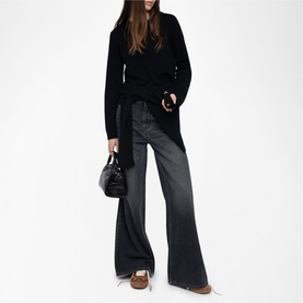 Cara Elbow Patch Knitted Sweater