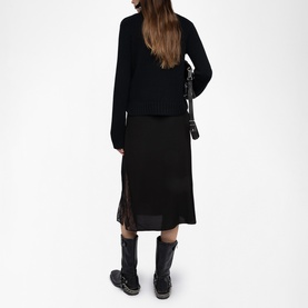 Jayla Lace Trim Skirt