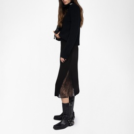 Jayla Lace Trim Skirt