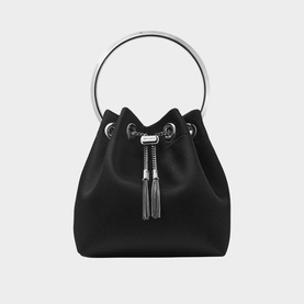 Bon Bon Satin Bucket Bag
