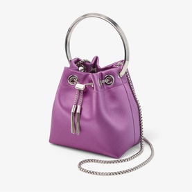 Bon Bon Satin Bucket Bag