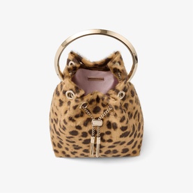 Bon Bon Leopard Bucket Bag