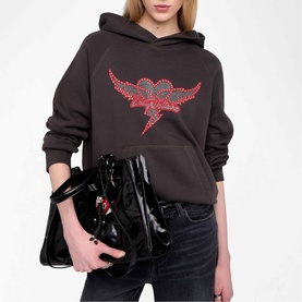Georgy Embellished Logo Hoodie