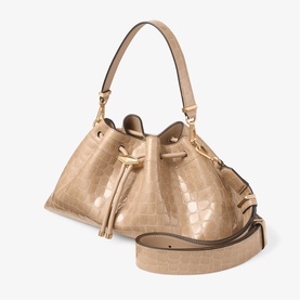 Cinch Medium Leather Shoulder Bag