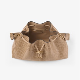 Cinch Medium Leather Shoulder Bag