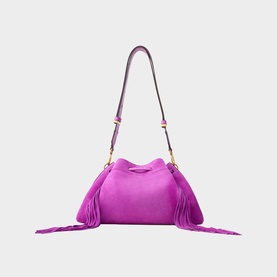 Cinch Fringe Medium Shoulder Bag
